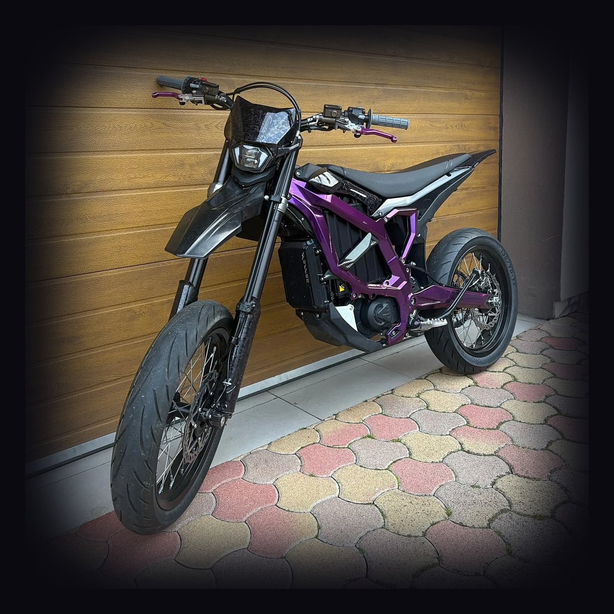 Grape Purple Metallic E-Moto Wrap