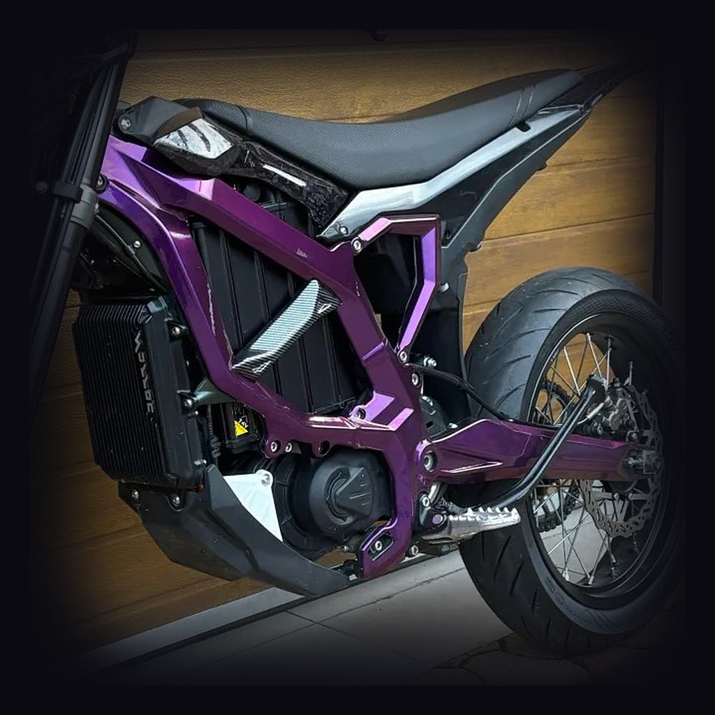 Grape Purple Metallic E-Moto Wrap