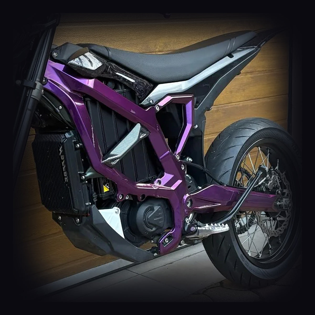 Grape Purple Metallic E-Moto Wrap